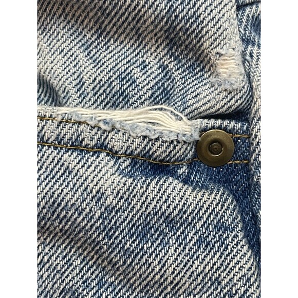 VTG LL Bean Men’s Jeans 40x30 Blue Denim Fleece Lined USA Winter Warm Distressed - Picture 13 of 14